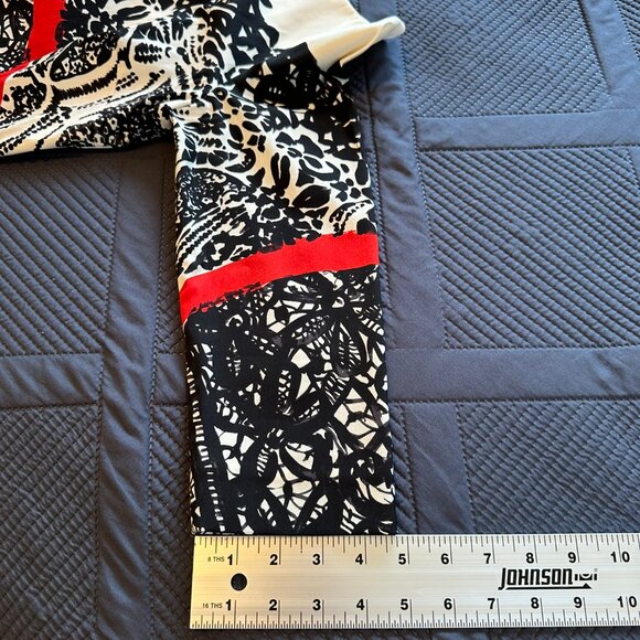 Prabal Gurung Lace Print Fall 2011 dress 8 Sarah Jessica Parker black/cream/red - Picture 16 of 16